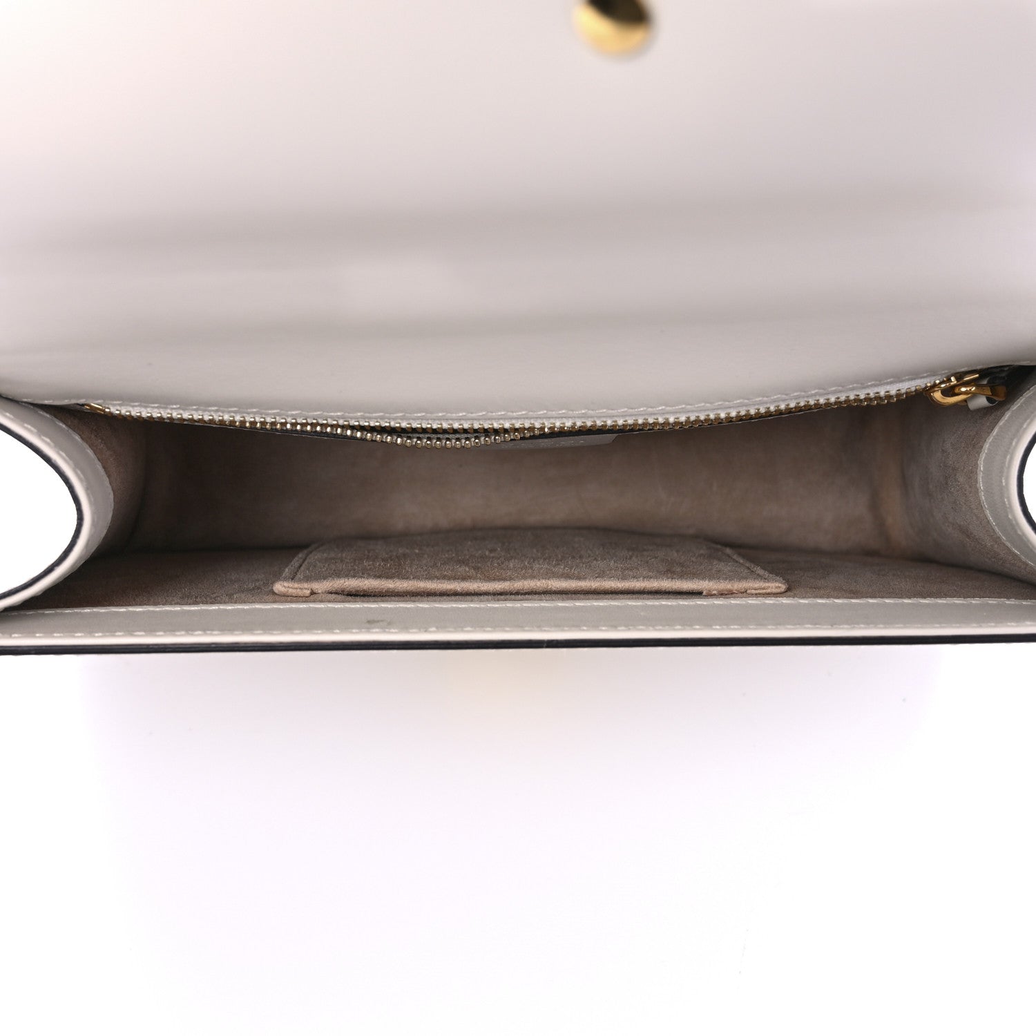 Gucci Calfskin Small Sylvie Shoulder Bag Off White 5 of 10