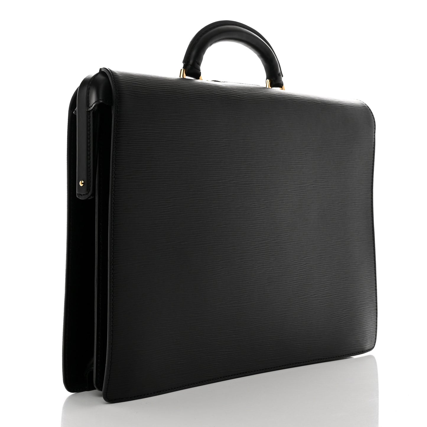 Epi Serviette Fermoir Briefcase Black