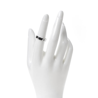 Gucci 18K White Gold 4mm Icon Thin Band Ring 53 6.25 2 of 7