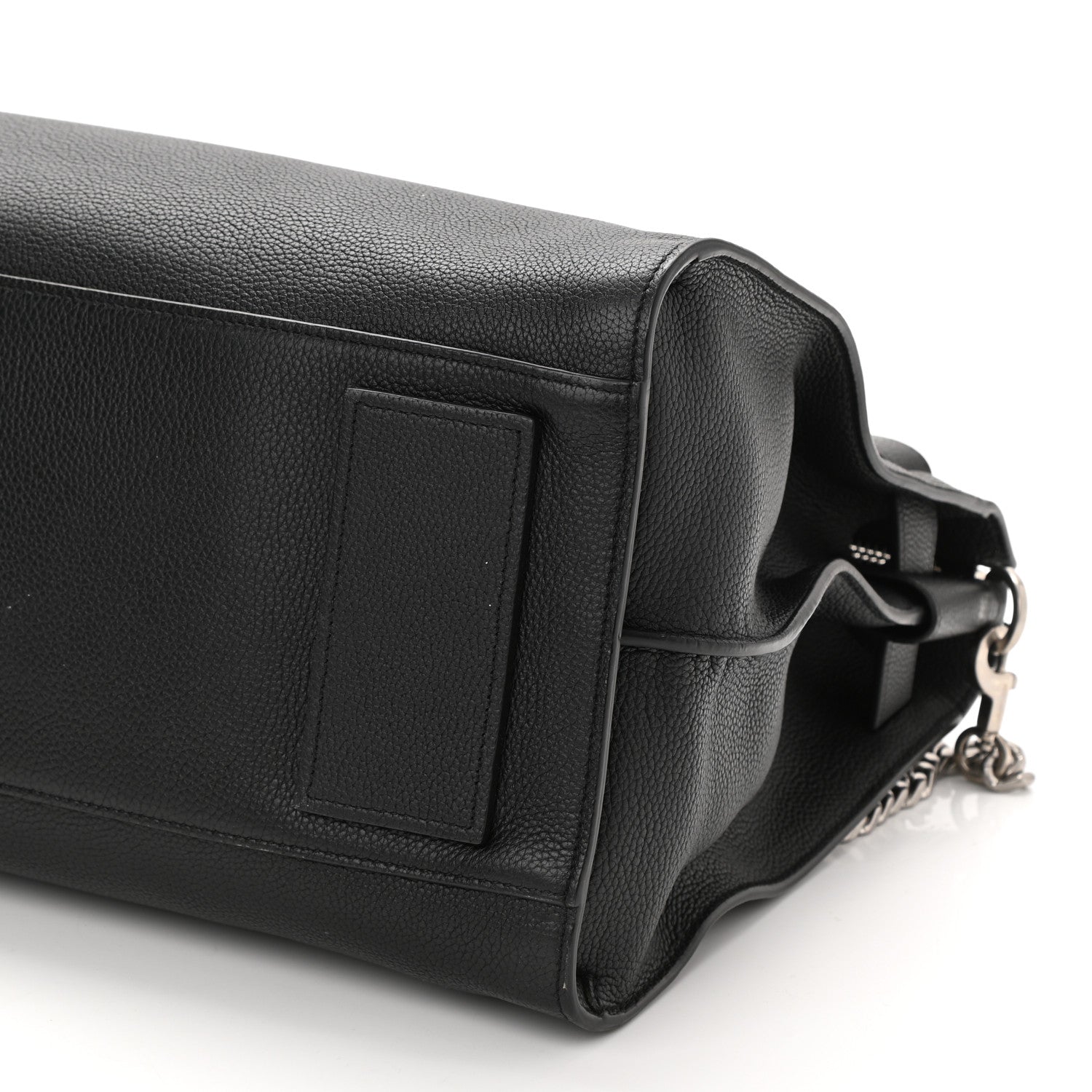 Saint Laurent Grained Calfskin Medium Souple Sac De Jour Duffle Black 8 of 9