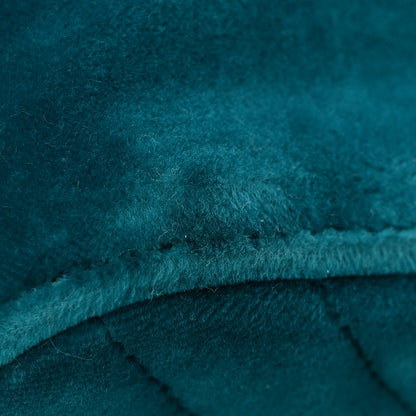 Gucci Velvet Matelasse Embroidered Small GG Marmont Shoulder Bag Pavone Cyan 13 of 14