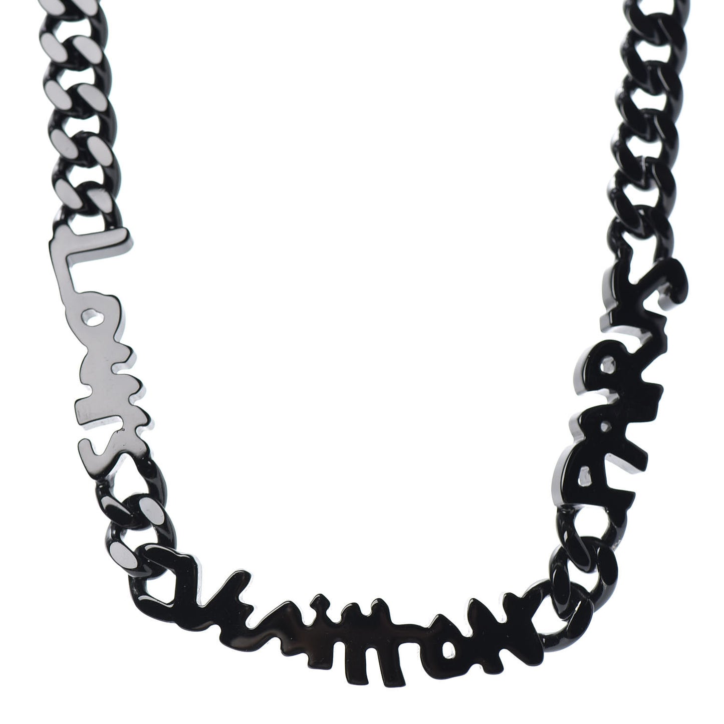 Graffiti Necklace Black