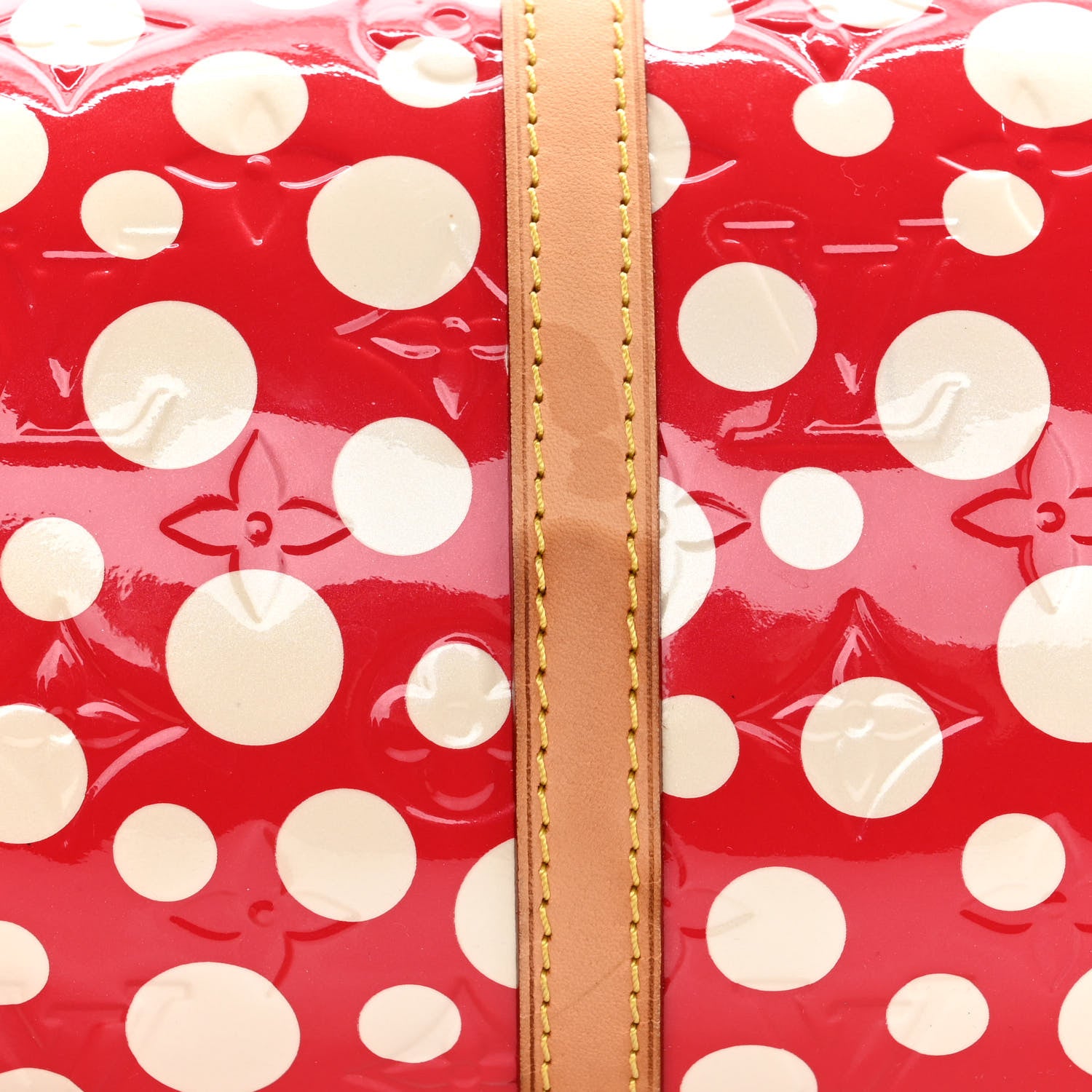Louis Vuitton Vernis Kusama Infinity Dots Papillon 30 Red 9 of 9