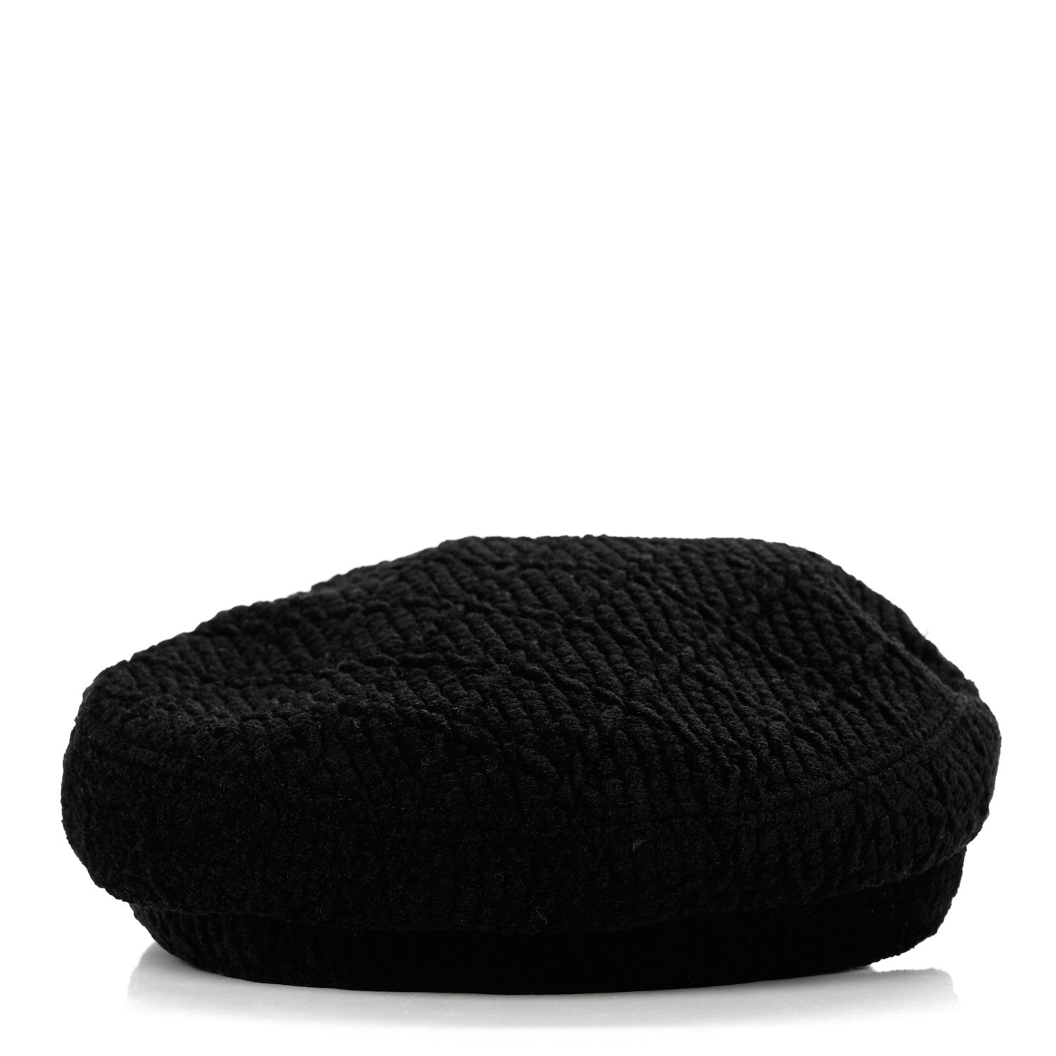 Chanel Viscose Silk Quilted CC Cap S Black 4 of 7