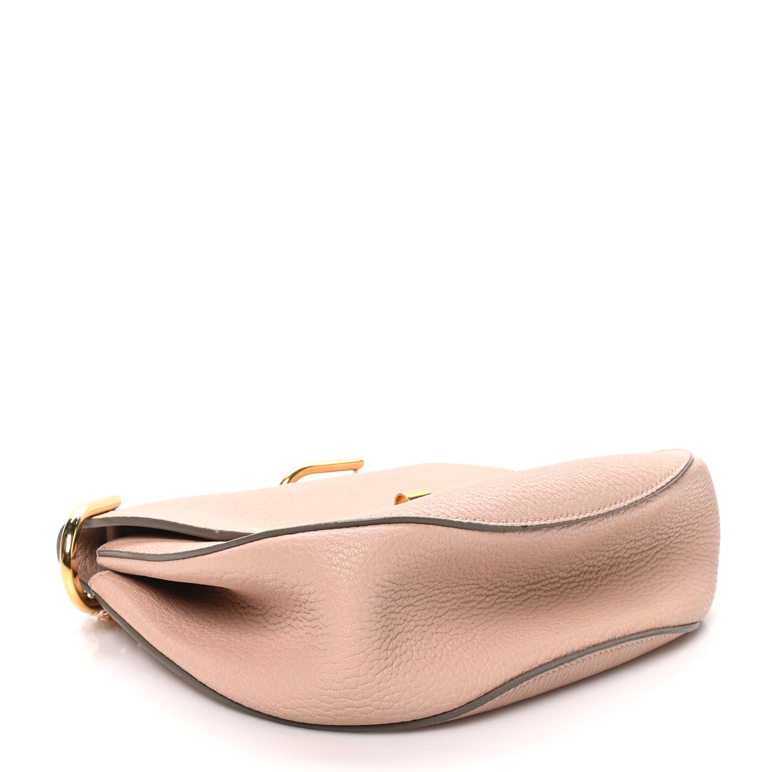 Chloe Grained Lambskin Drew Shoulder Bag Cement Pink 4 of 9