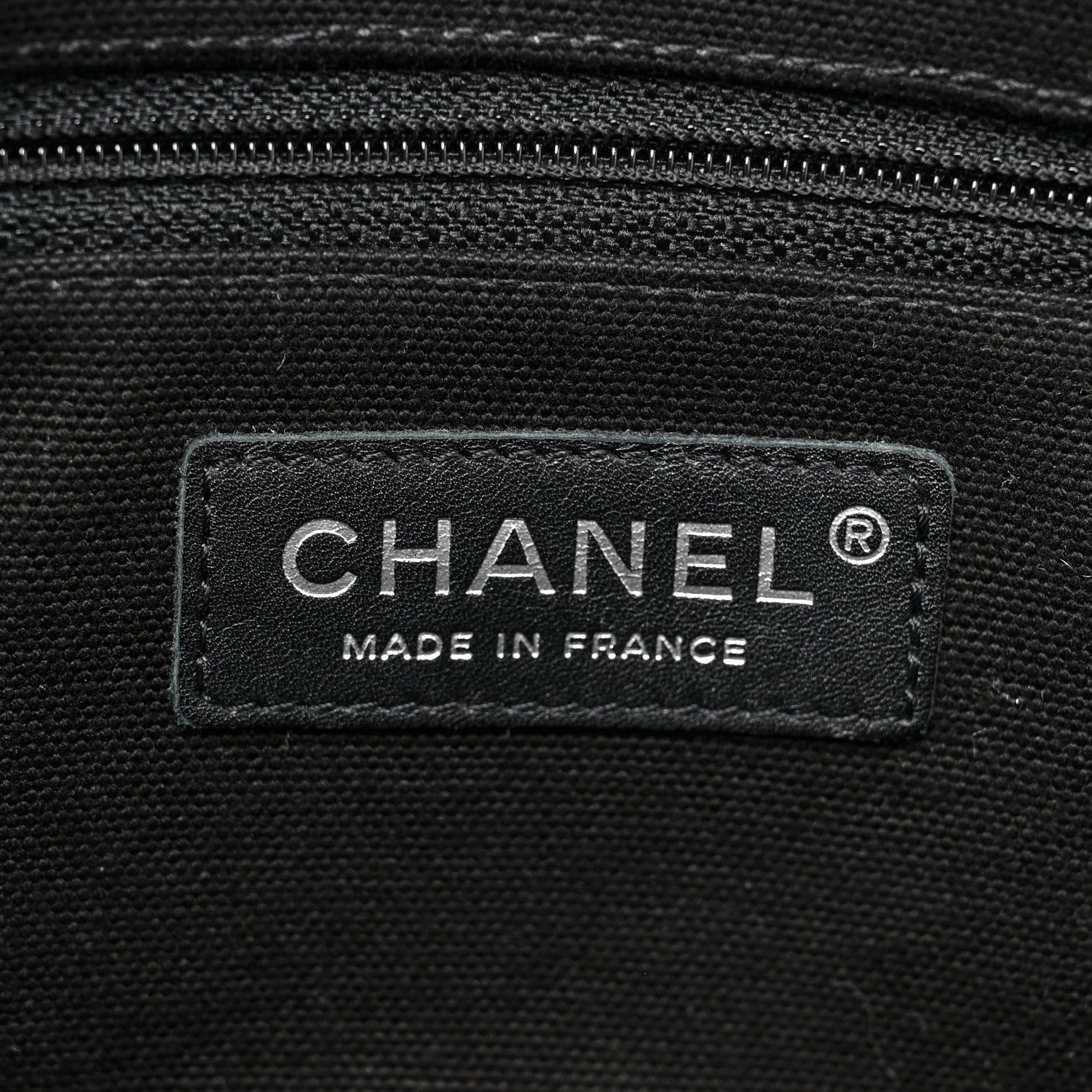 Chanel Patent Net Large La Madrague Tote Black 10 of 16