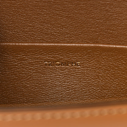 Celine Shiny Calfskin Nano Triomphe Tan 7 of 10