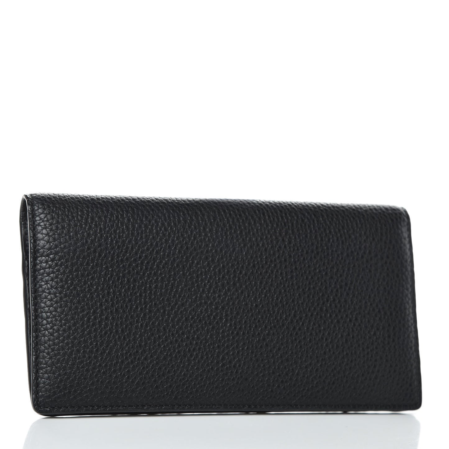 Calfskin Hastings Continental Wallet Black