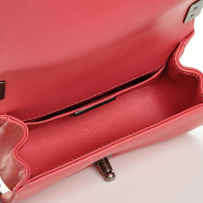 Chanel Galuchat Stingray Mini Boy Flap Pink 5 of 7