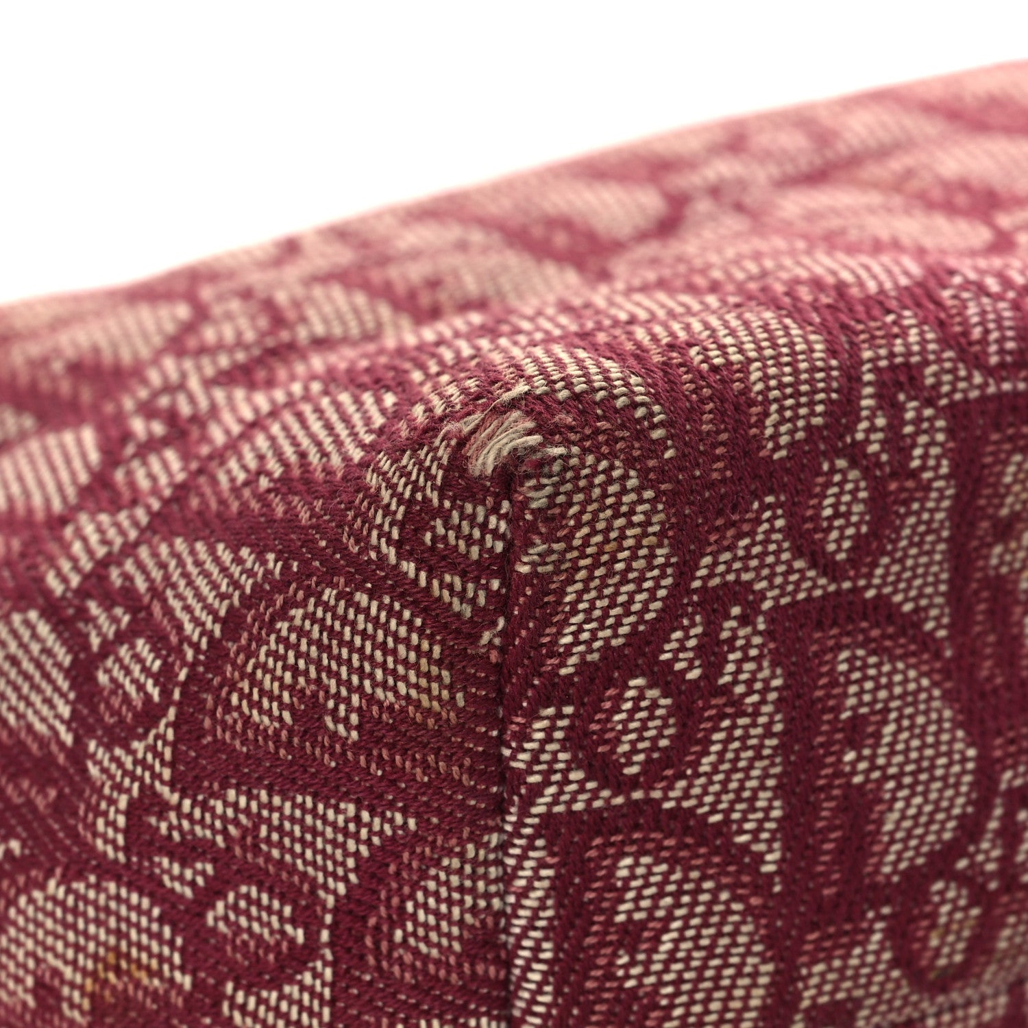 Christian Dior Monogram Shoulder Bag Pochette Burgundy 20 of 29