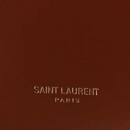 Saint Laurent Classic Toile Monogram A6 Agenda Sleeve Brown 6 of 6