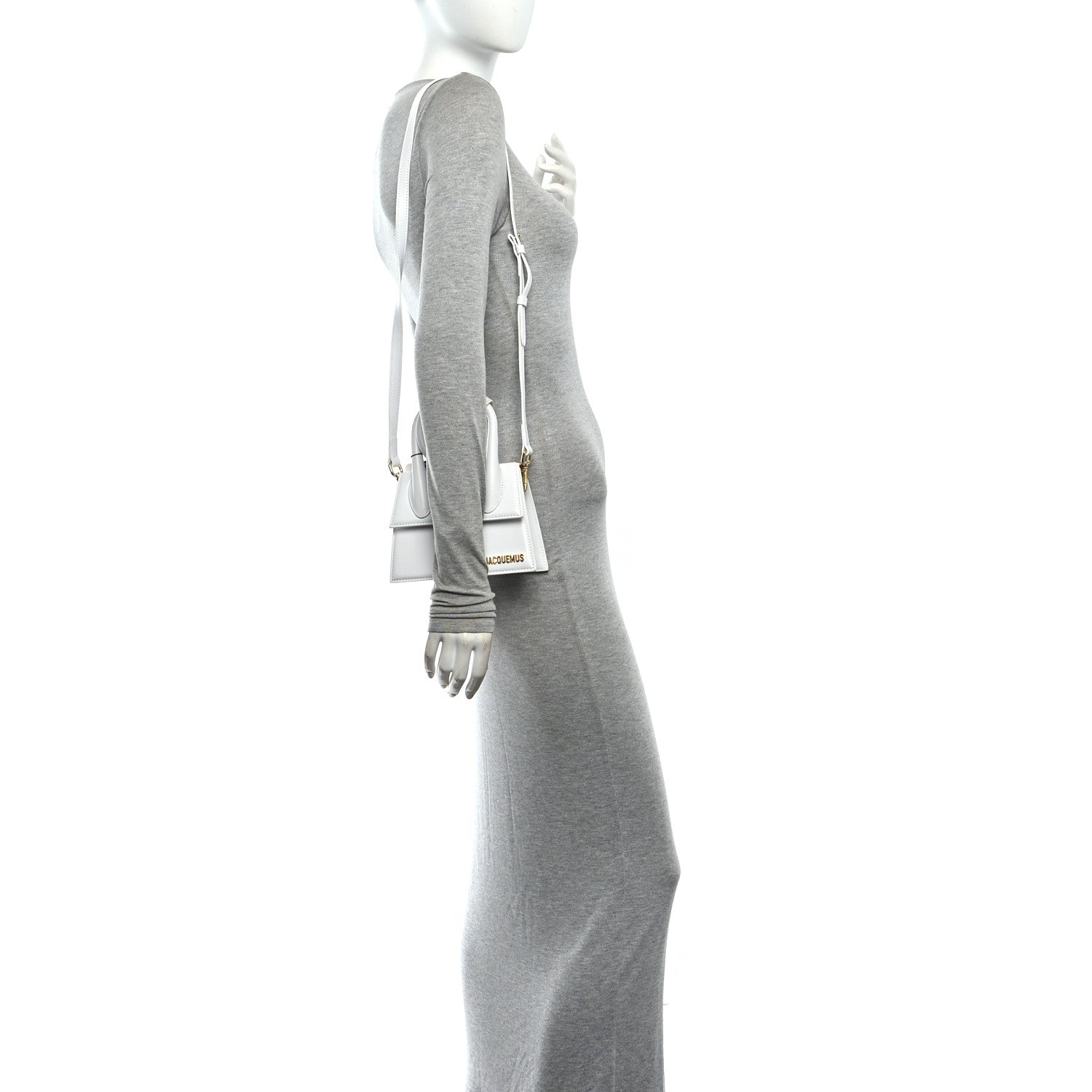 Jacquemus Smooth Calfskin Le Chiquito Noeud White 2 of 12
