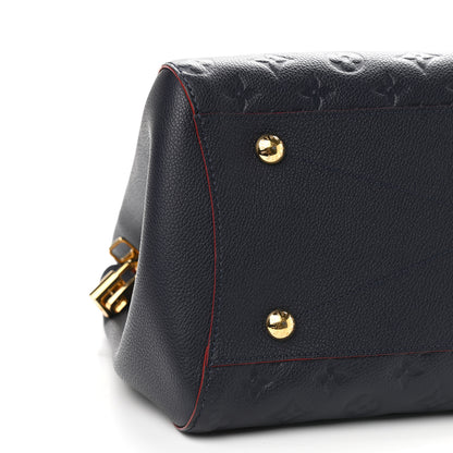 Louis Vuitton Empreinte Montaigne GM Marine Rouge 8 of 11