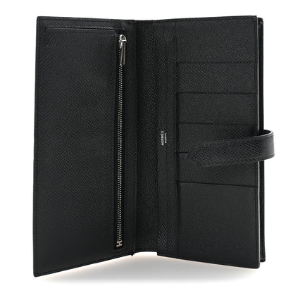 Hermes Epsom Bearn Gusset Wallet Black 5 of 6