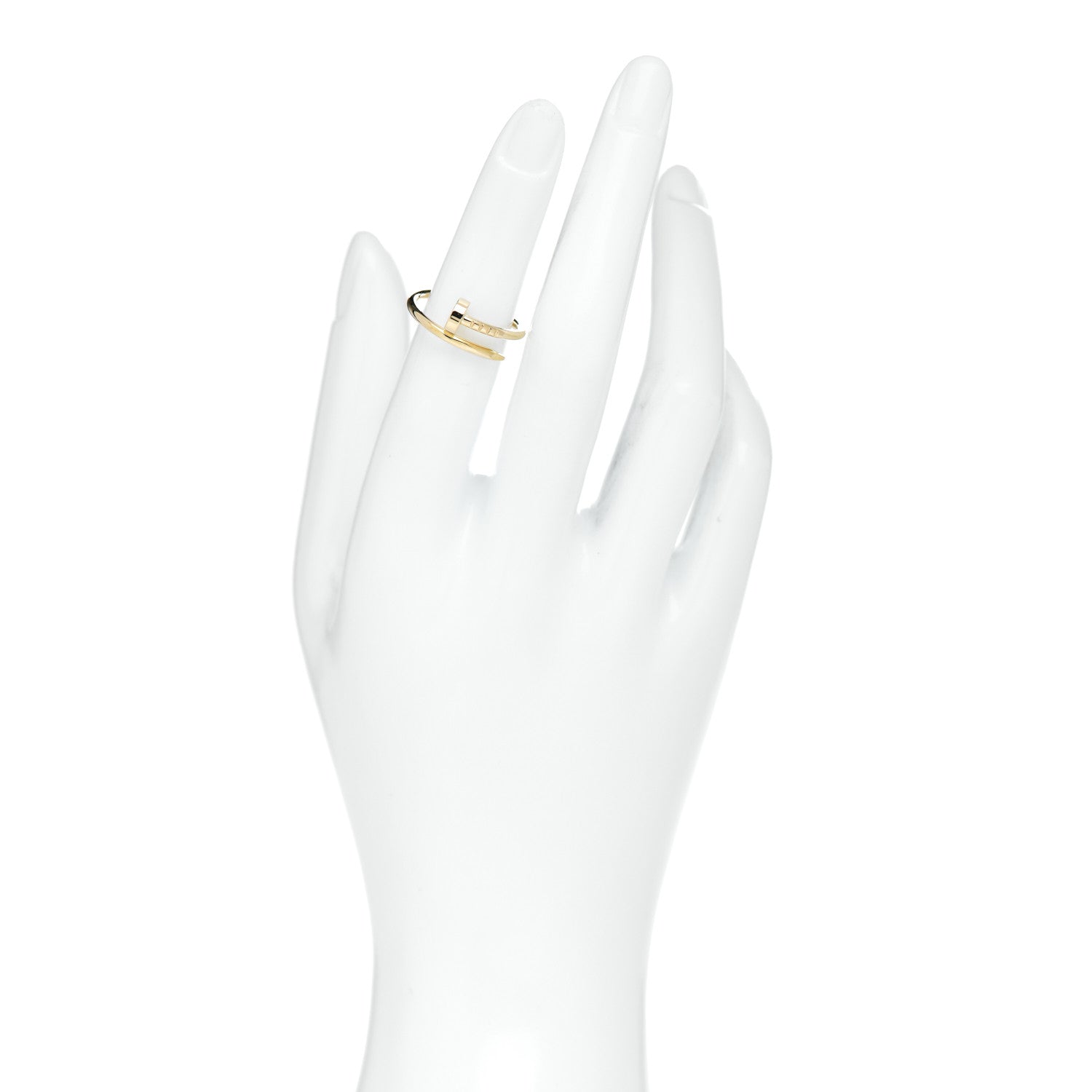 Cartier 18K Yellow Gold Small Juste Un Clou Ring 50 5.25 2 of 5