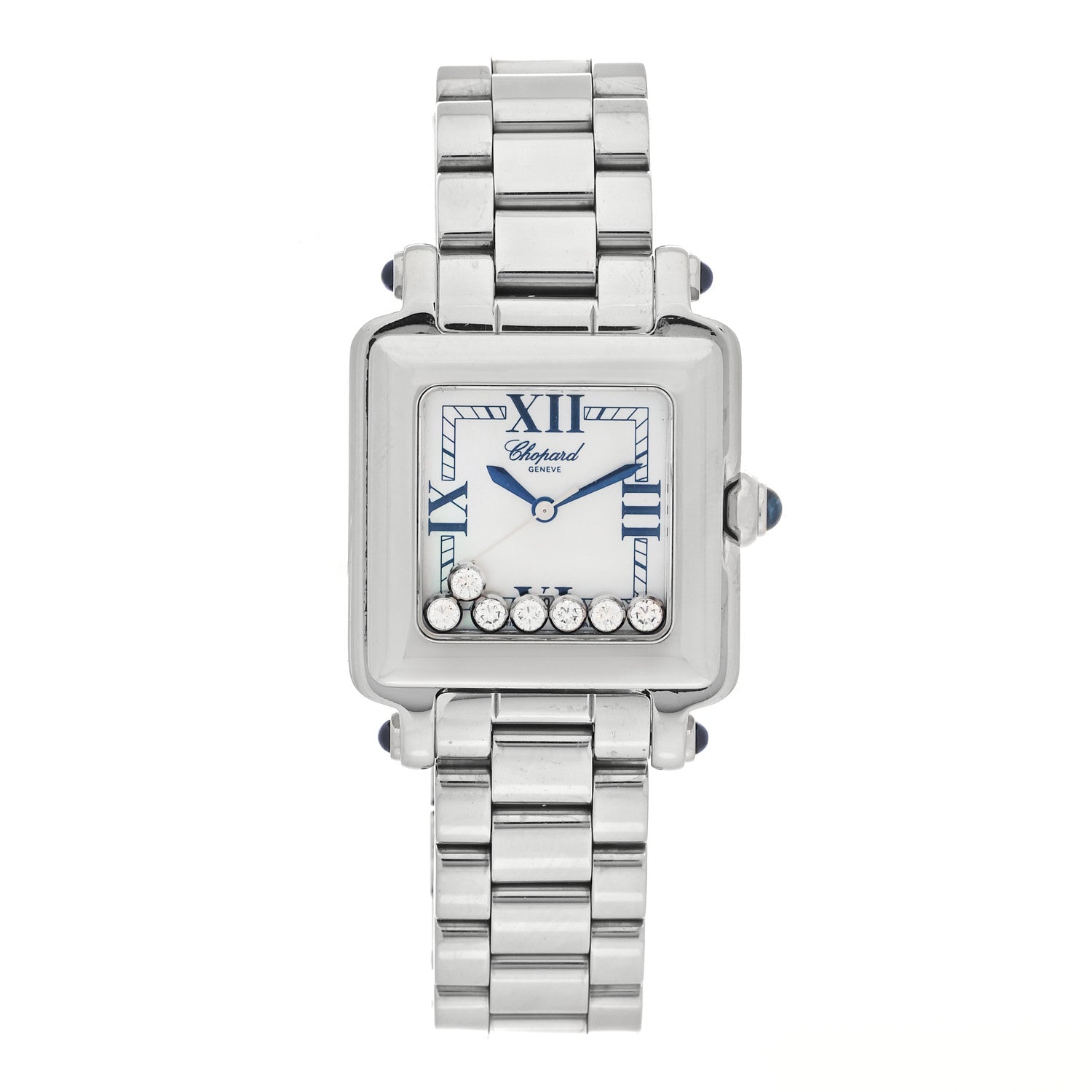 Chopard Stainless Steel 7 Diamond 27mm Happy Sport Quartz Watch 1 of 4