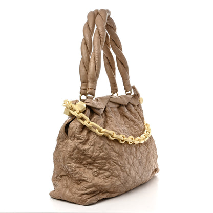 Louis Vuitton Lambskin Olympe Stratus GM Beige 3 of 14