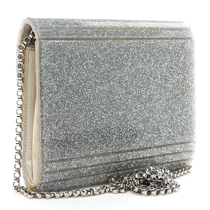 Jimmy Choo Acrylic Glitter Candy Clutch Silver 3 of 13