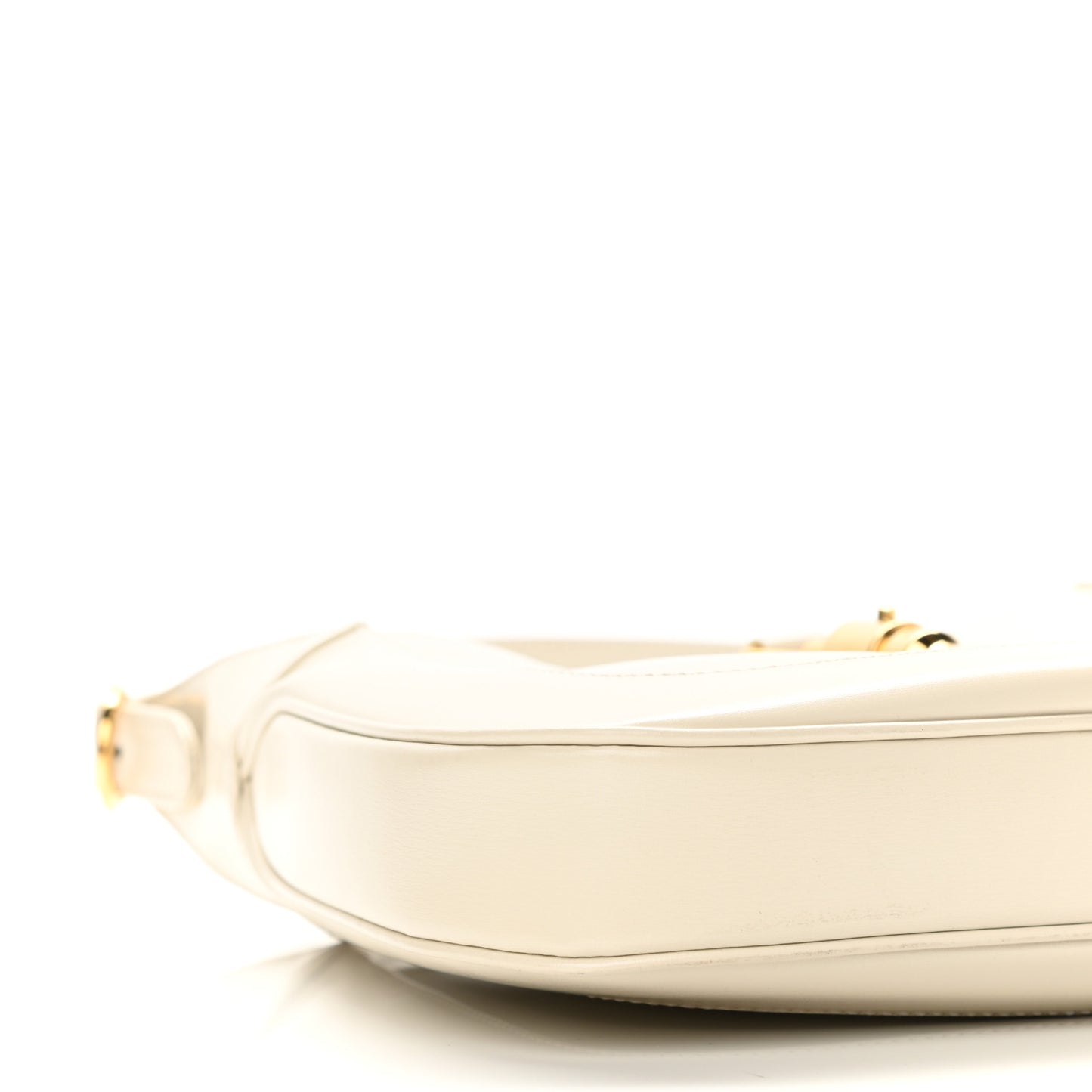 Boarded Dyana Lux Calfskin Small Jackie 1961 Hobo Mystic White