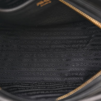 Prada Cervo Deerskin Tote Black 5 of 11