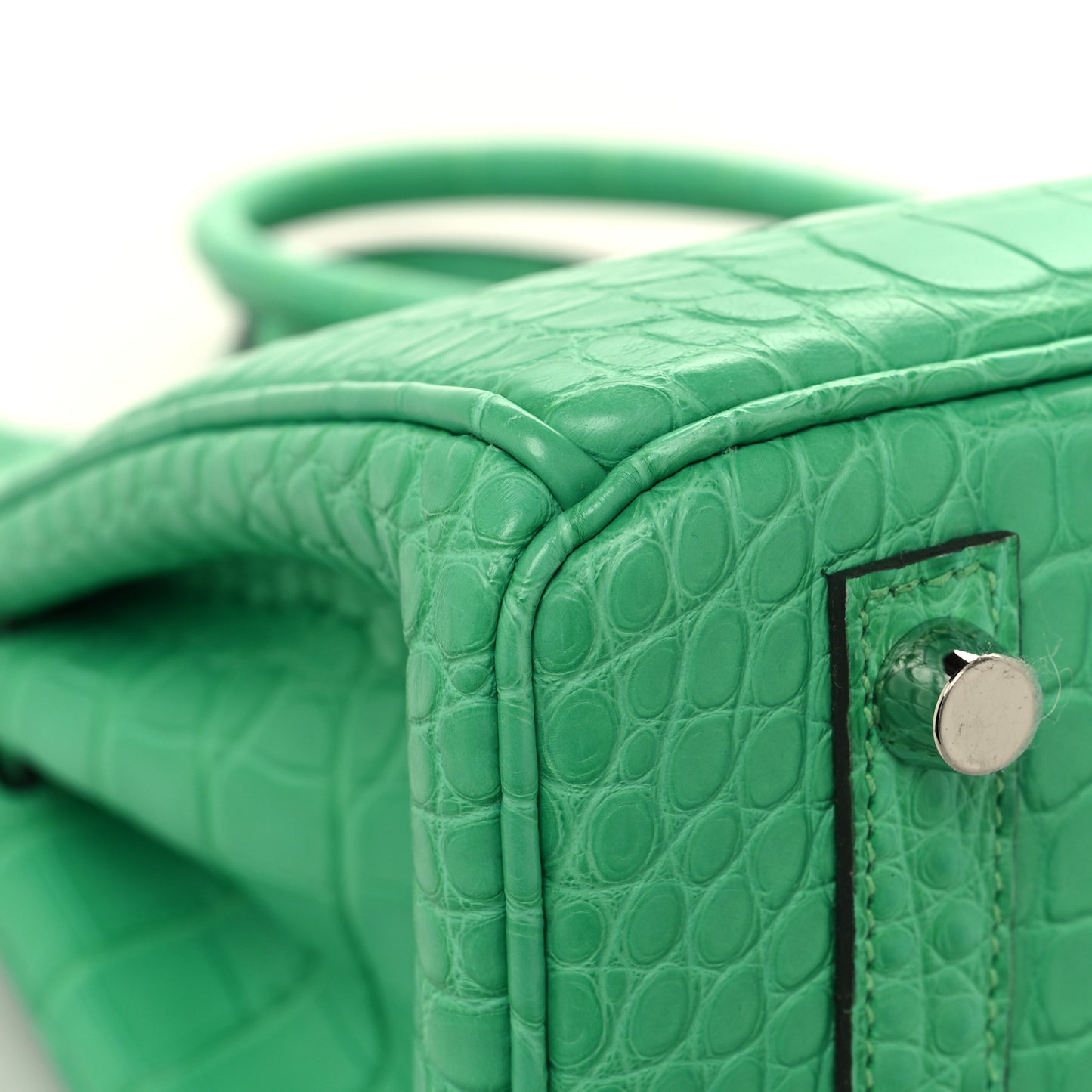 Matte Alligator Birkin 25 Vert Comics