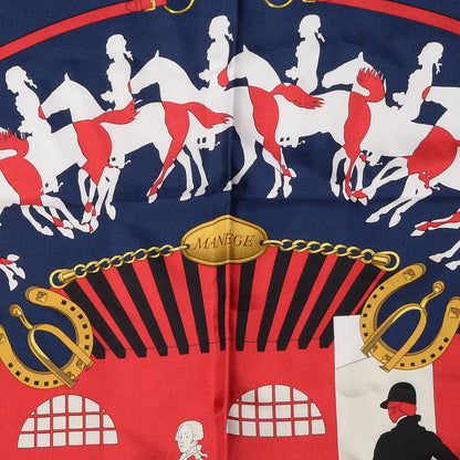 Hermes Silk Manege Scarf 90 3 of 4