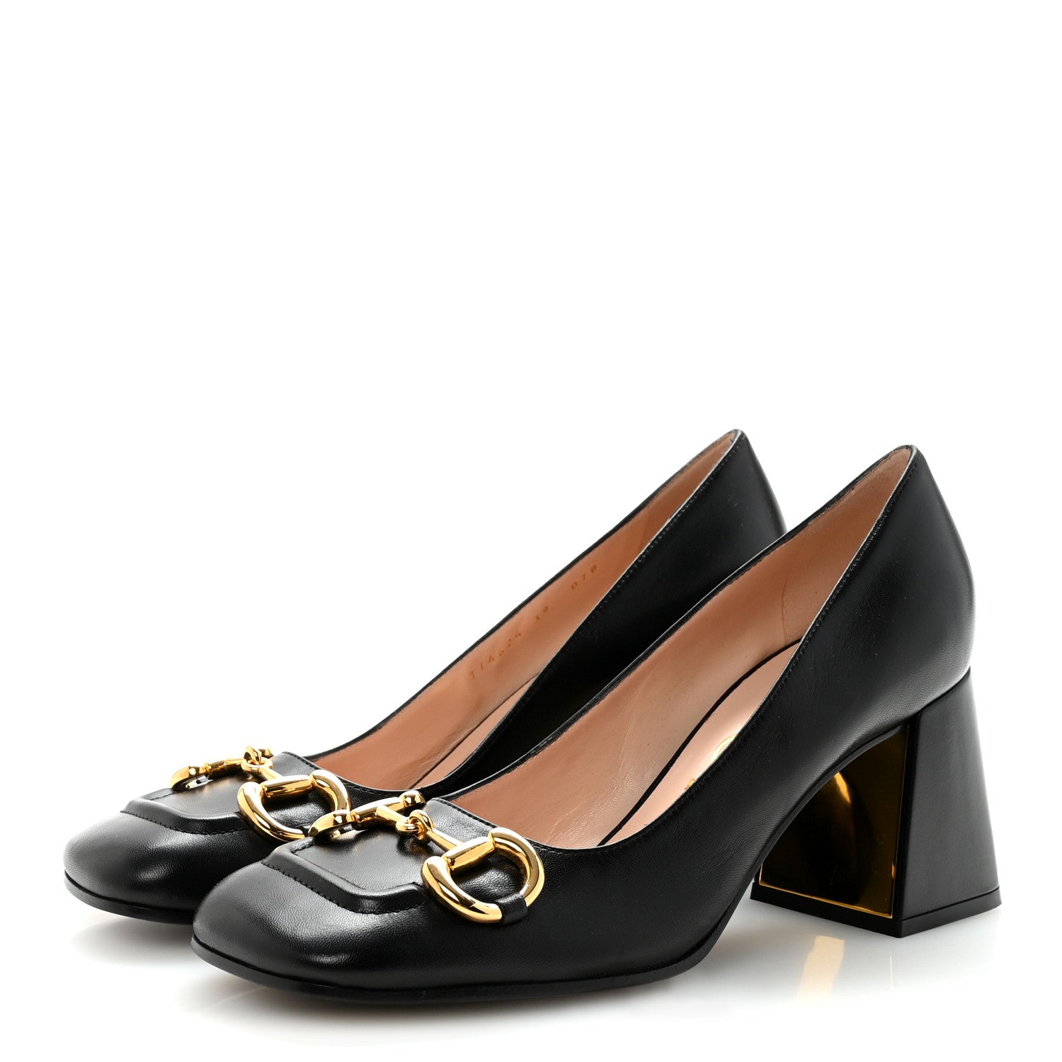 Gucci Malaga Kid Horsebit 75mm Pumps 39 Black 4 of 10