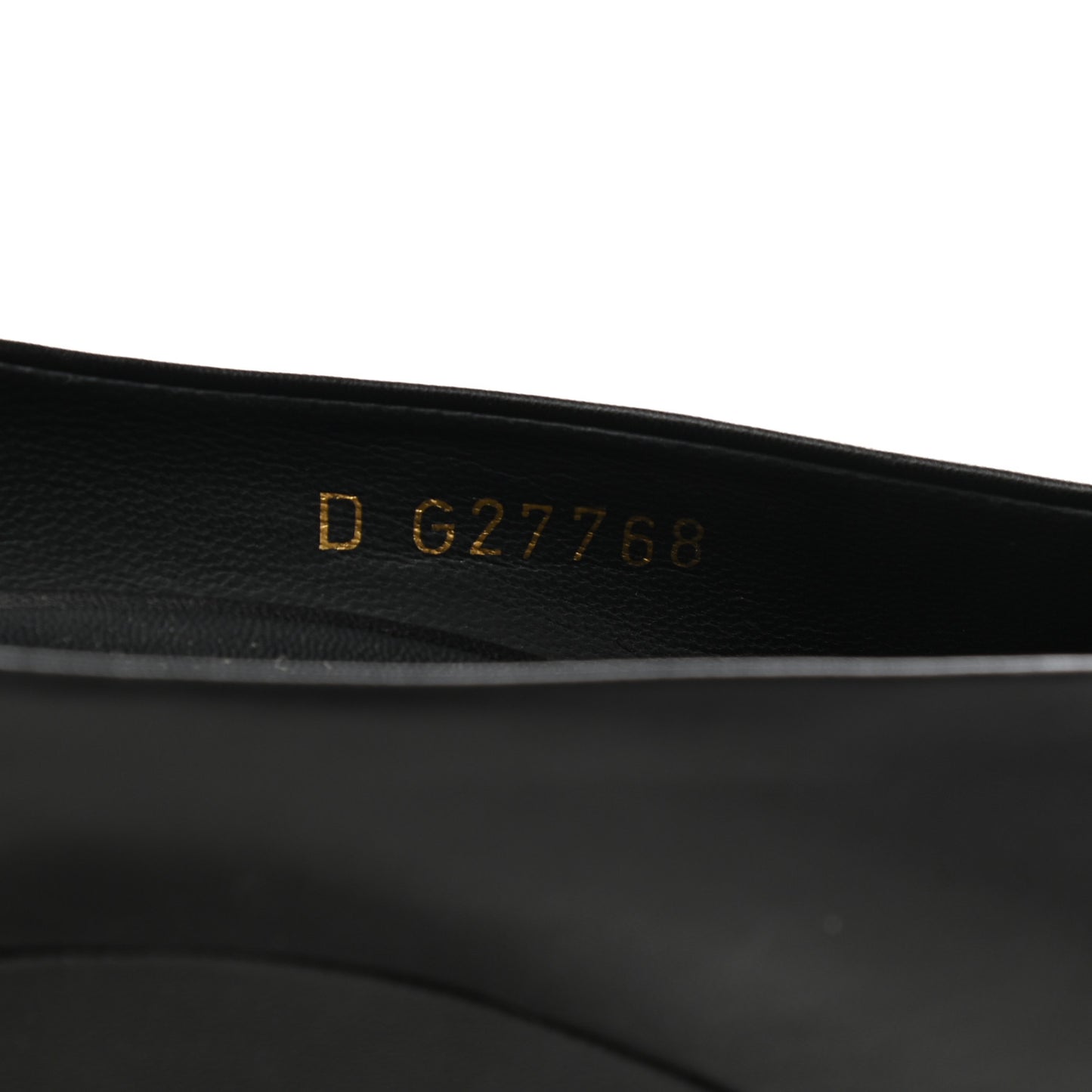 Calfskin Chain Peep Toe Wedge Pumps 39.5 Black