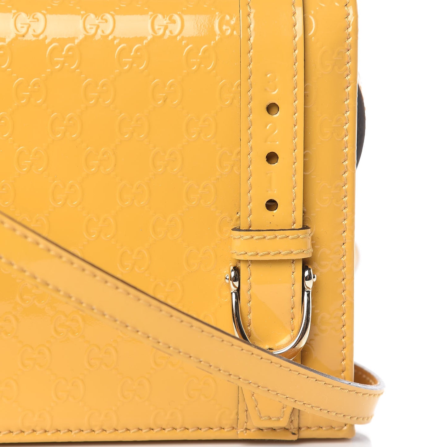 Patent Microguccissima Mini Nice Wallet Bumblebee