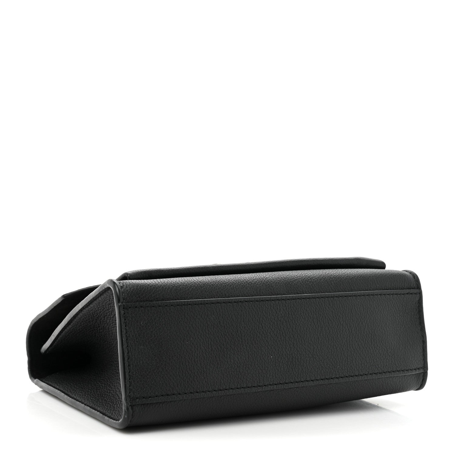 Louis Vuitton Soft Calfskin Mylockme Chain Bag BB Black 4 of 12