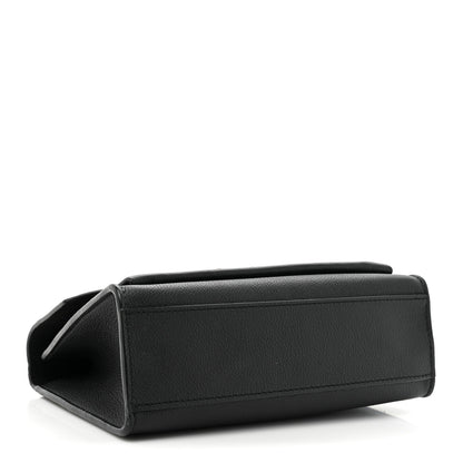 Louis Vuitton Soft Calfskin Mylockme Chain Bag BB Black 4 of 12