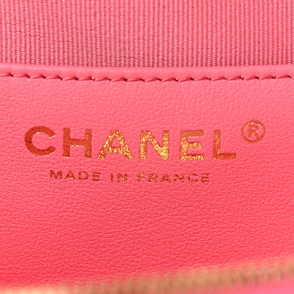 Chanel Lambskin Quilted CC In Love Heart Bag Pink 6 of 14