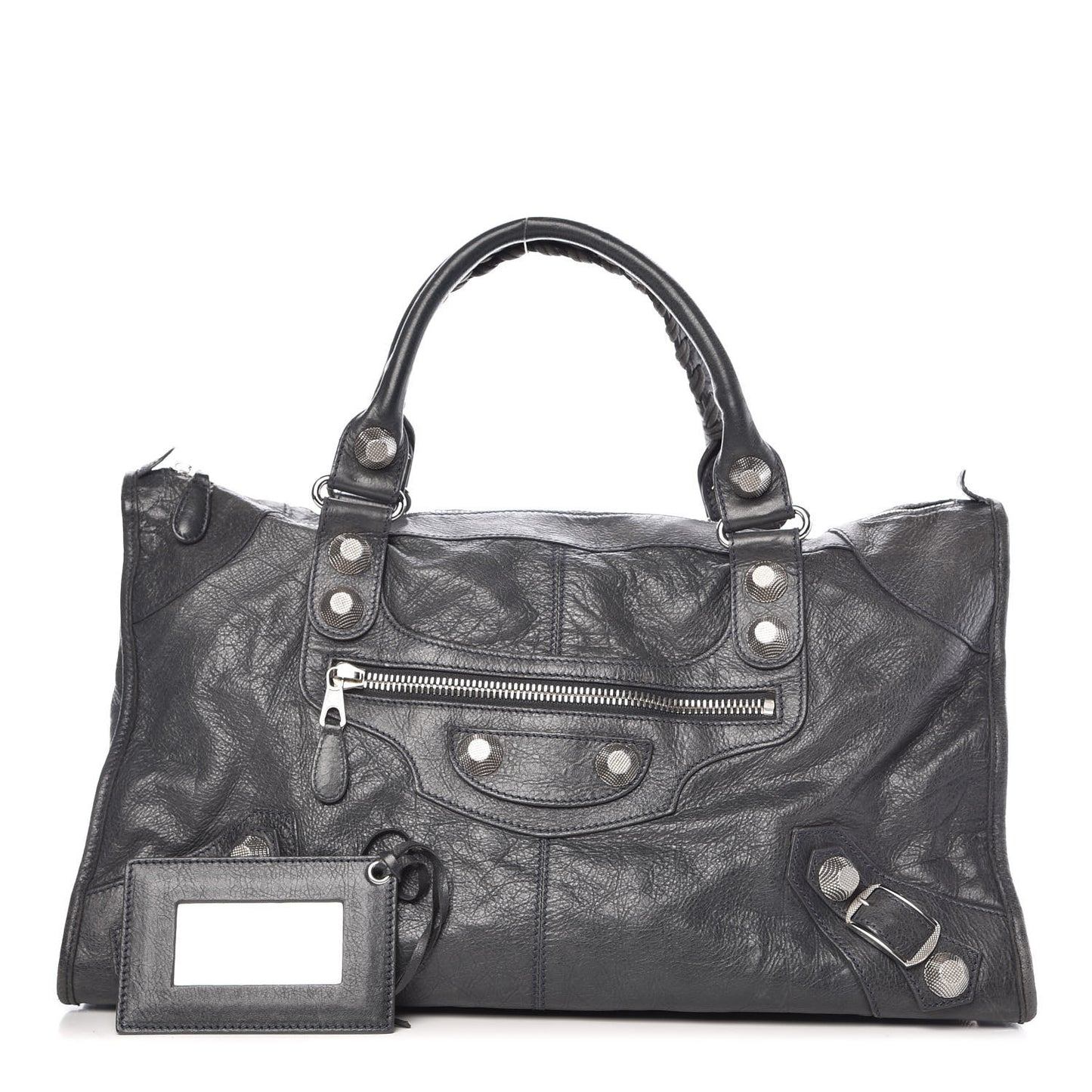 Agneau Giant 21 Silver Hardware Work Anthracite