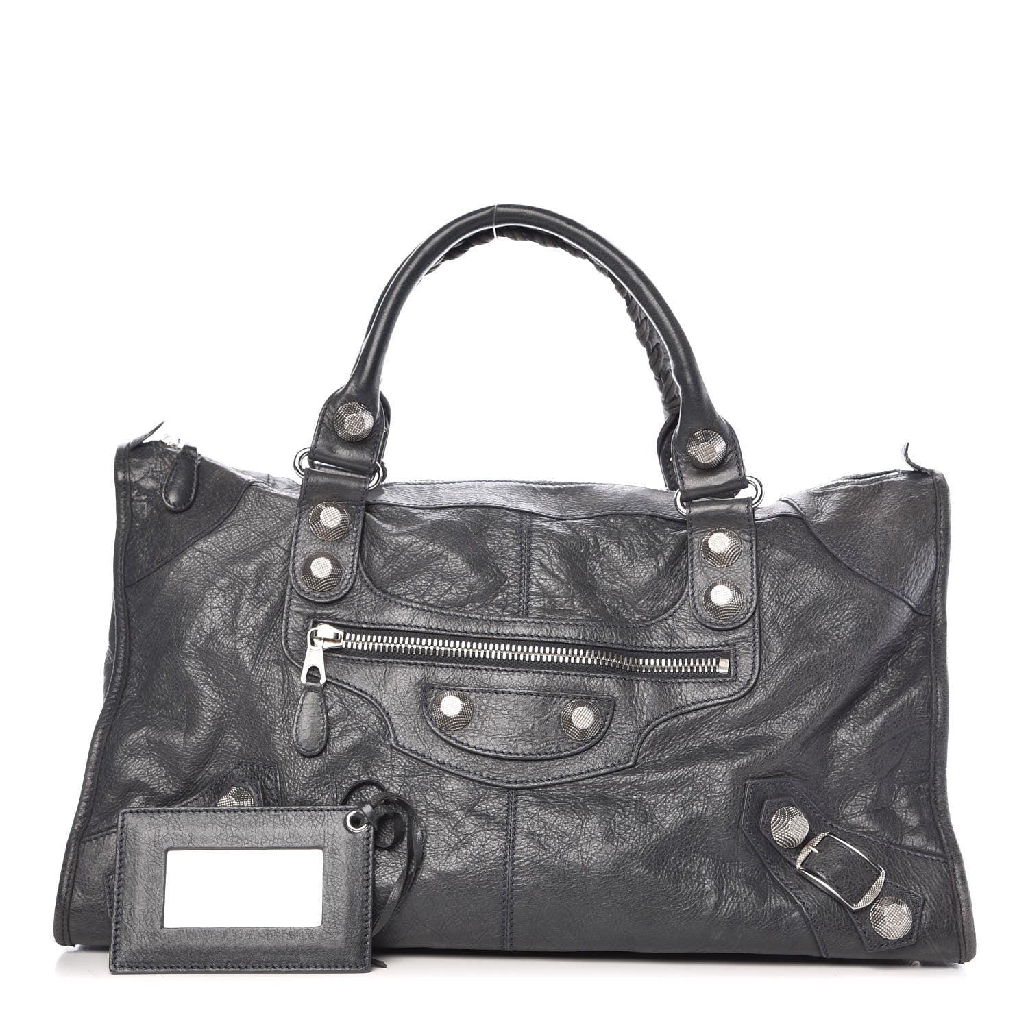 Balenciaga Agneau Giant 21 Silver Hardware Work Anthracite 1 of 9