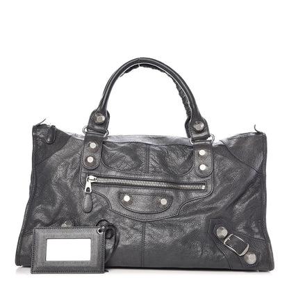 Balenciaga Agneau Giant 21 Silver Hardware Work Anthracite 1 of 9