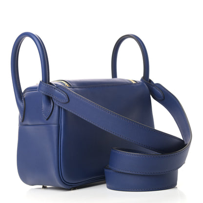 Hermes Swift Mini Lindy 20 Bleu Saphir 3 of 9
