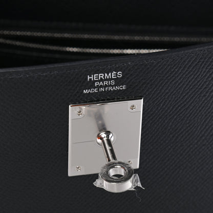 Hermes Epsom Kelly Sellier 32 Black 5 of 9