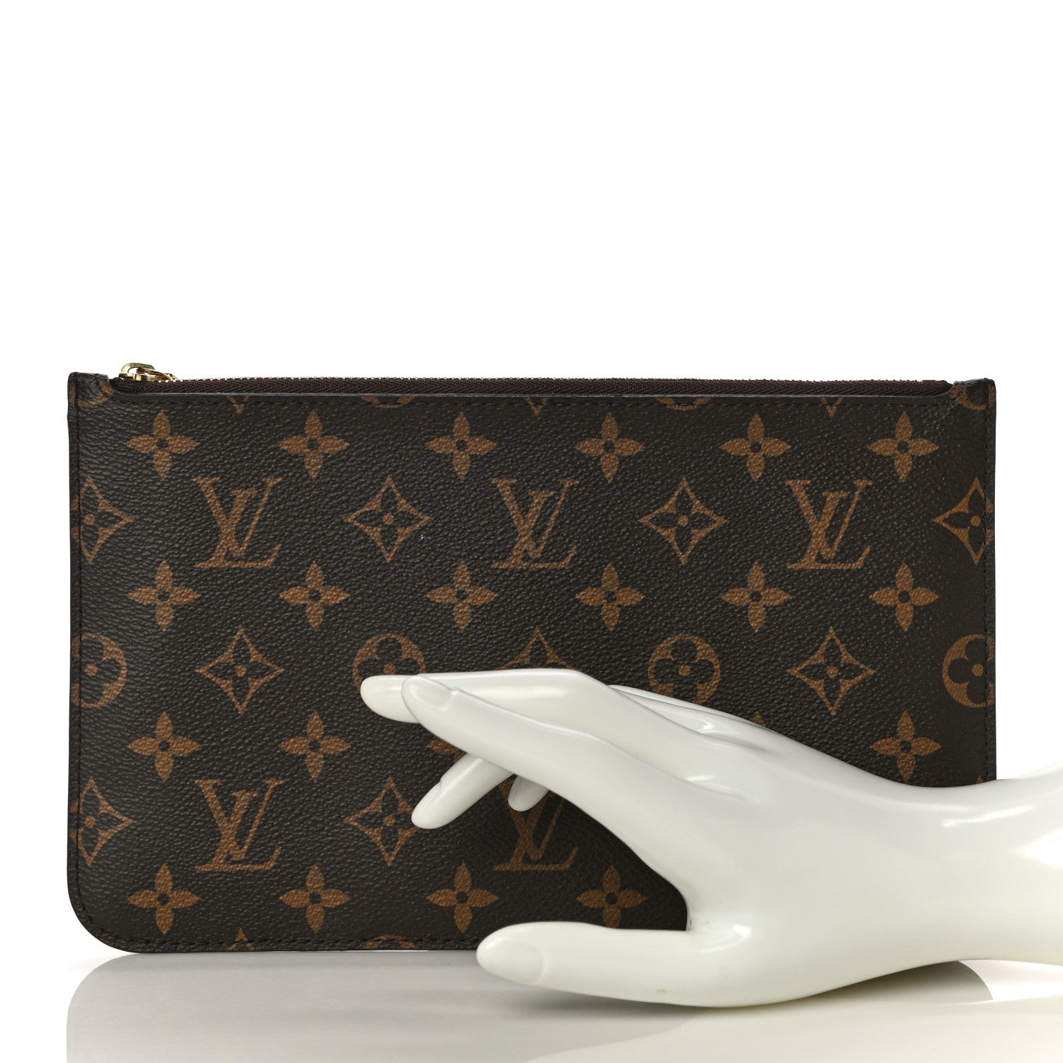 Louis Vuitton Monogram Neverfull MM GM Pochette 2 of 12
