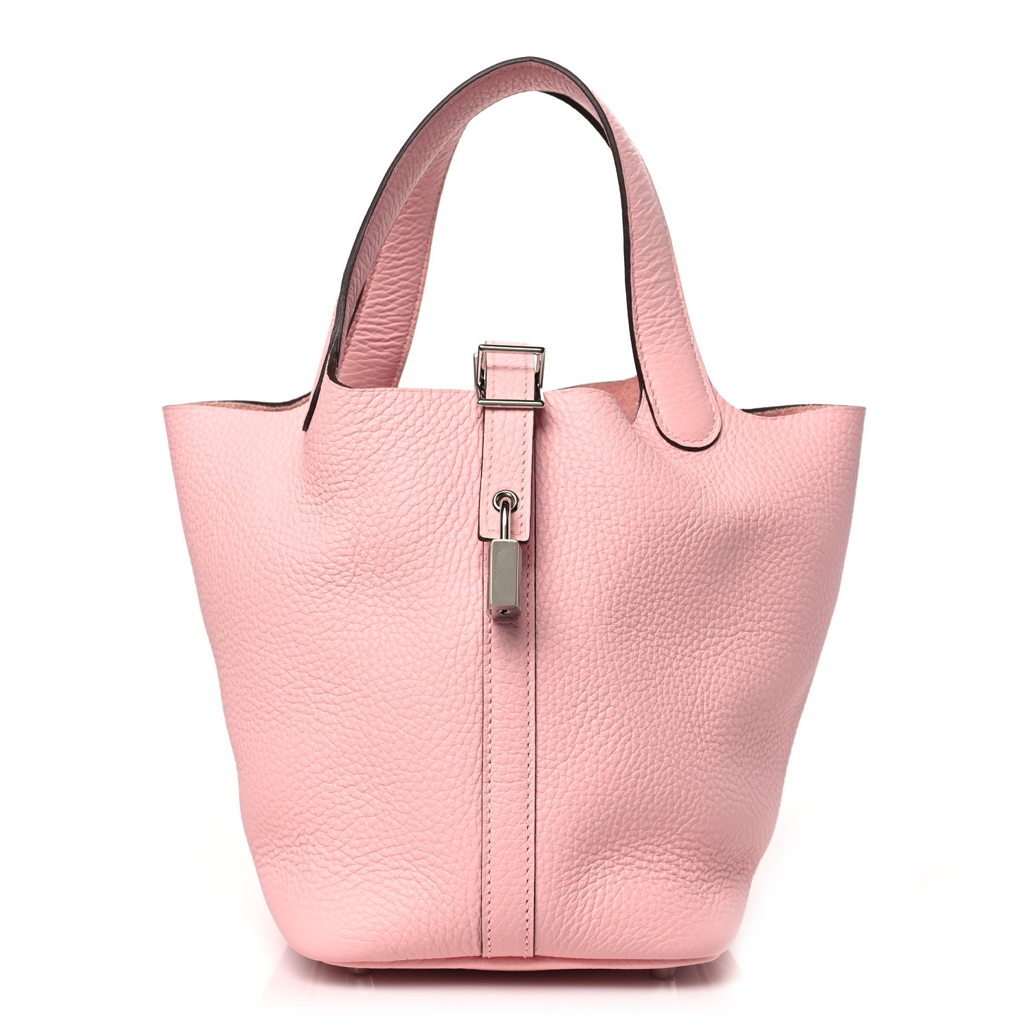 Hermes Taurillon Clemence Picotin Lock 18 PM Rose Sakura 1 of 11