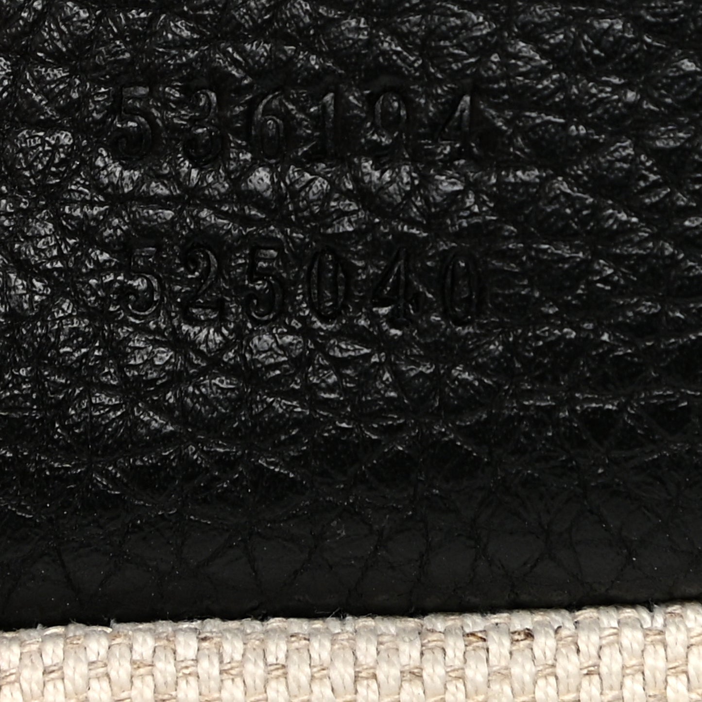 Pebbled Calfskin Large Soho Hobo Black