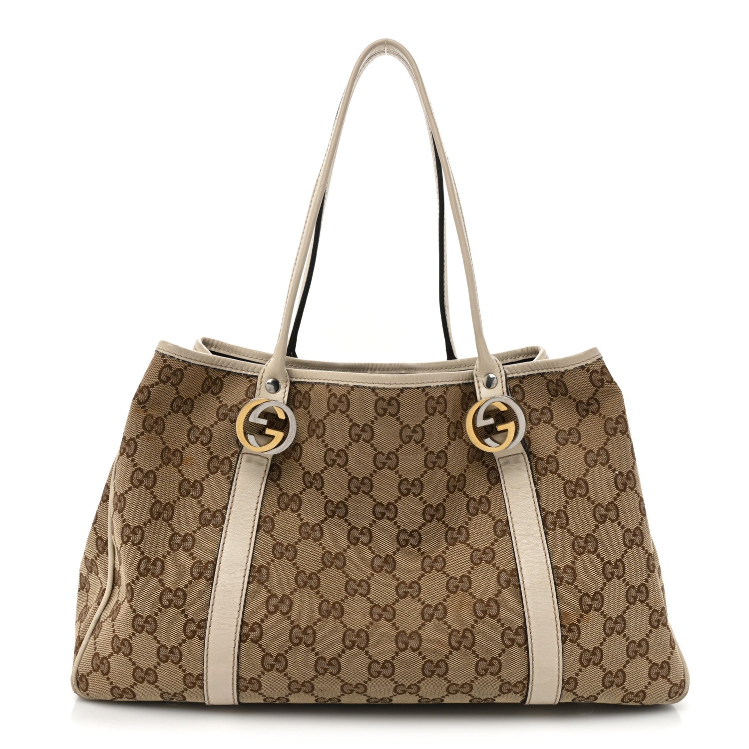 Gucci Monogram Medium Twins Tote Off White 1 of 23
