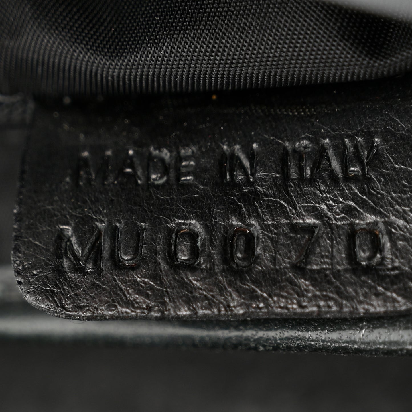 Calfskin Saddle Bag Black
