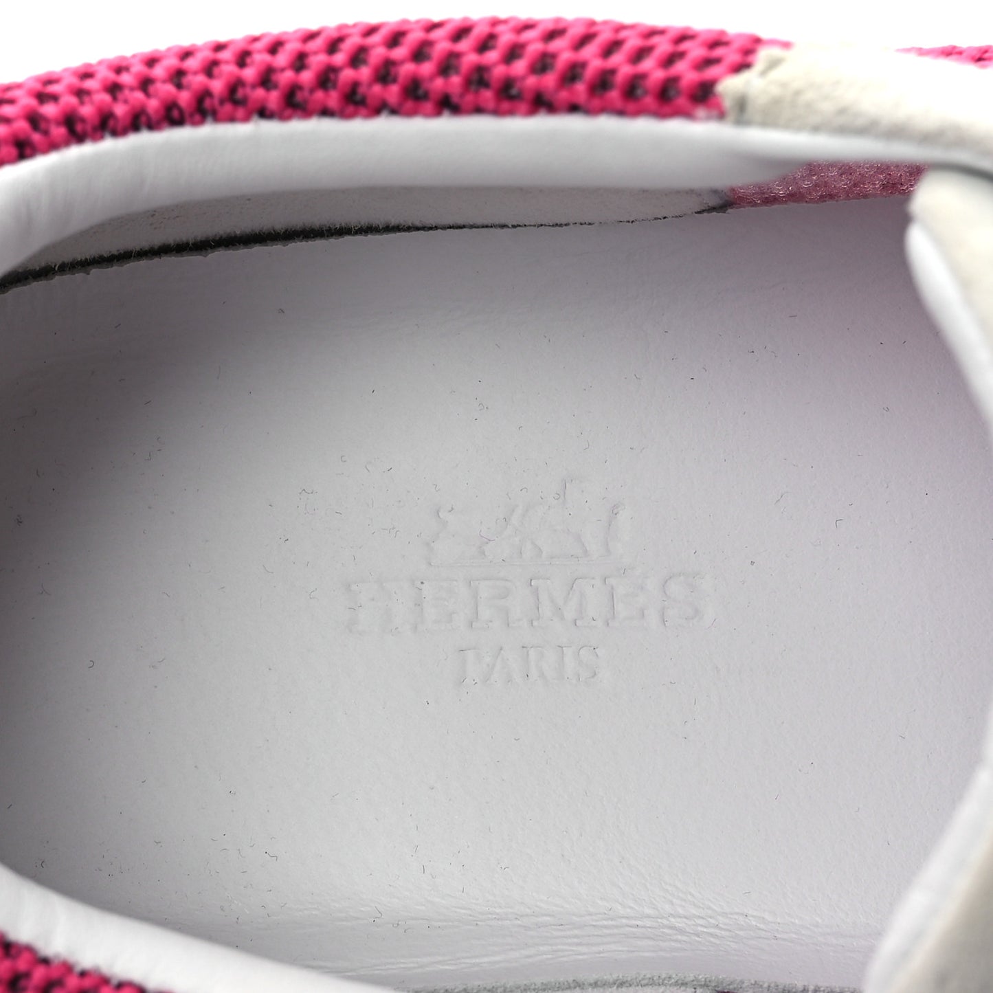 Air Mesh Suede Goatskin Bouncing Sneakers 38 Rose Multicolor