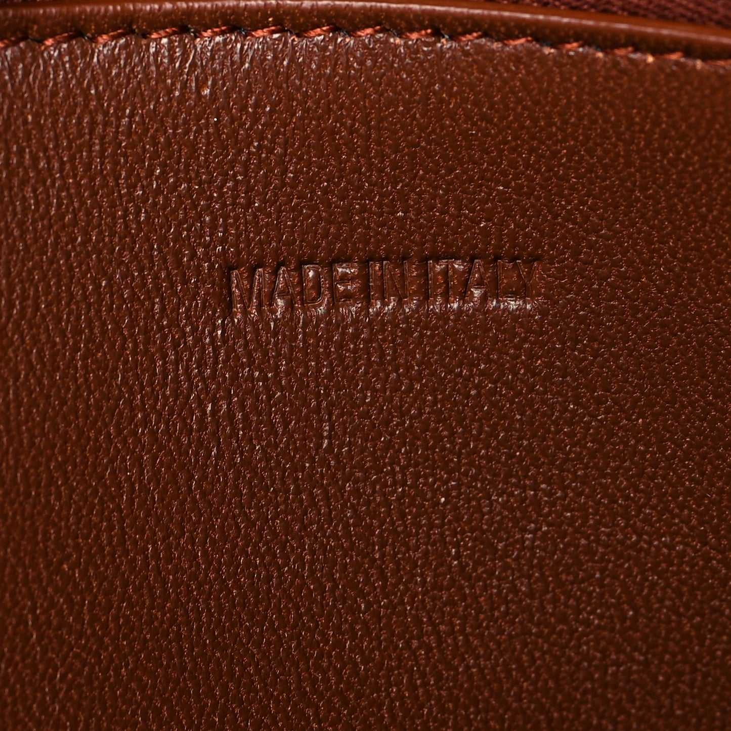 Semi Shiny Smooth Calfskin M Downtown Shoulder Bag Dark Tan