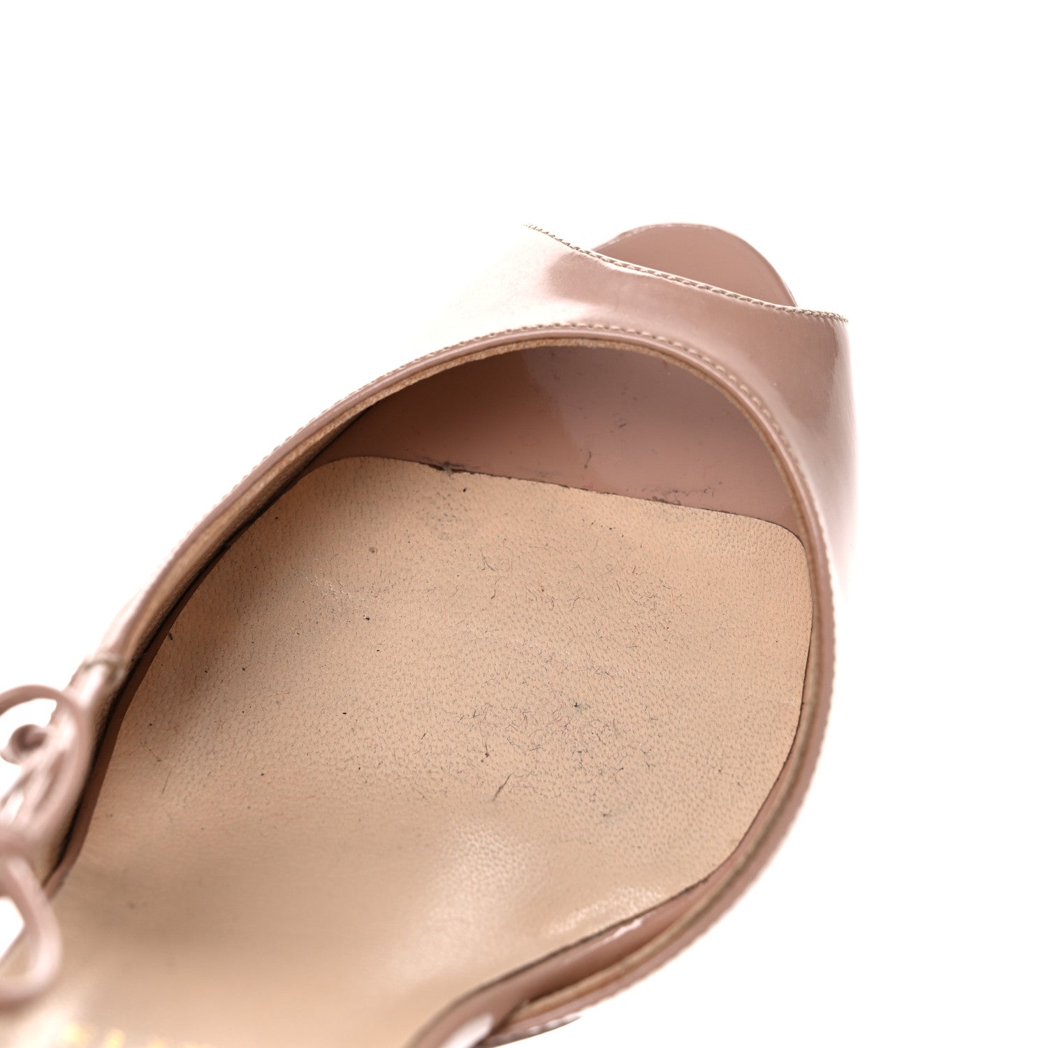 Christian Louboutin Patent D'Orsay Delico 100 Pumps 39.5 Nude 15 of 15