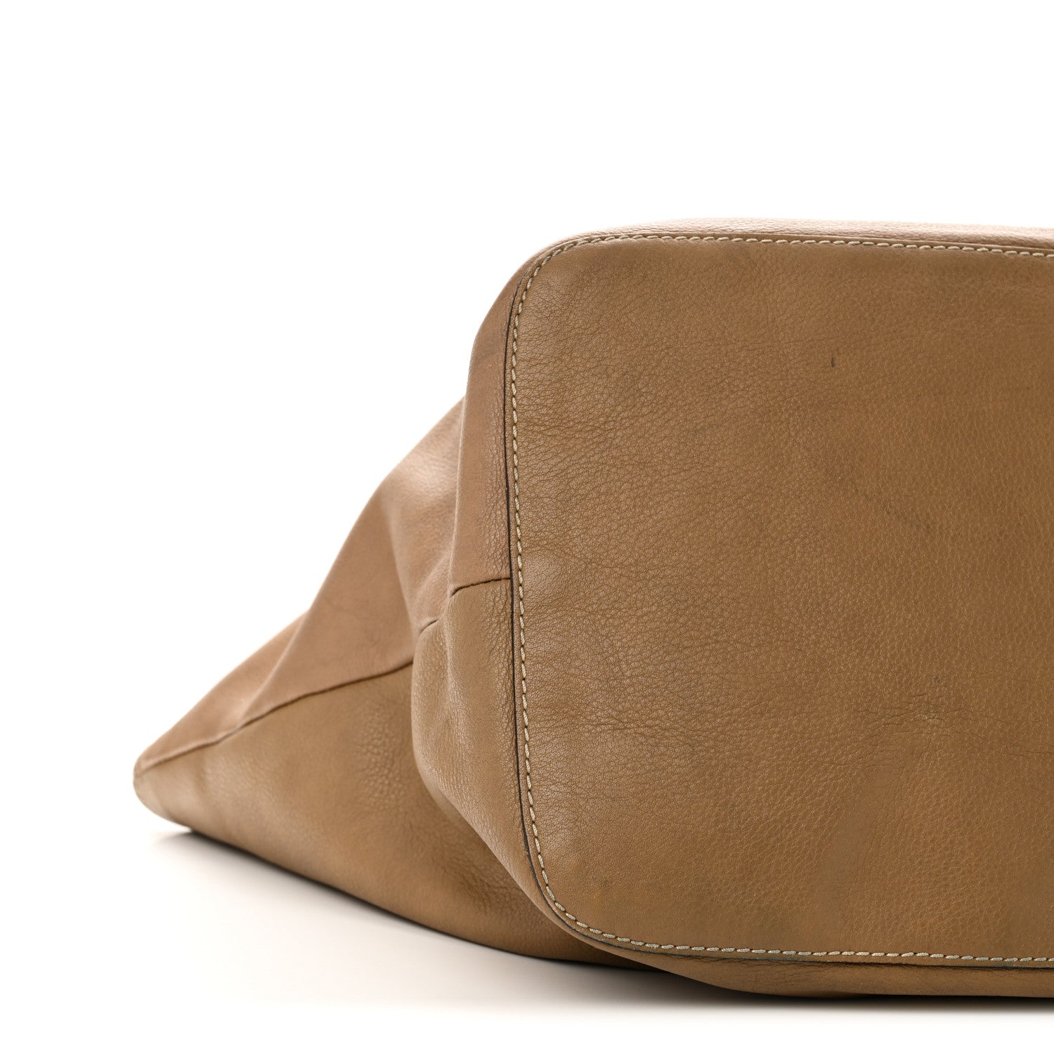 Chloe Calfskin Large New Marcie Tote Nut 8 of 9