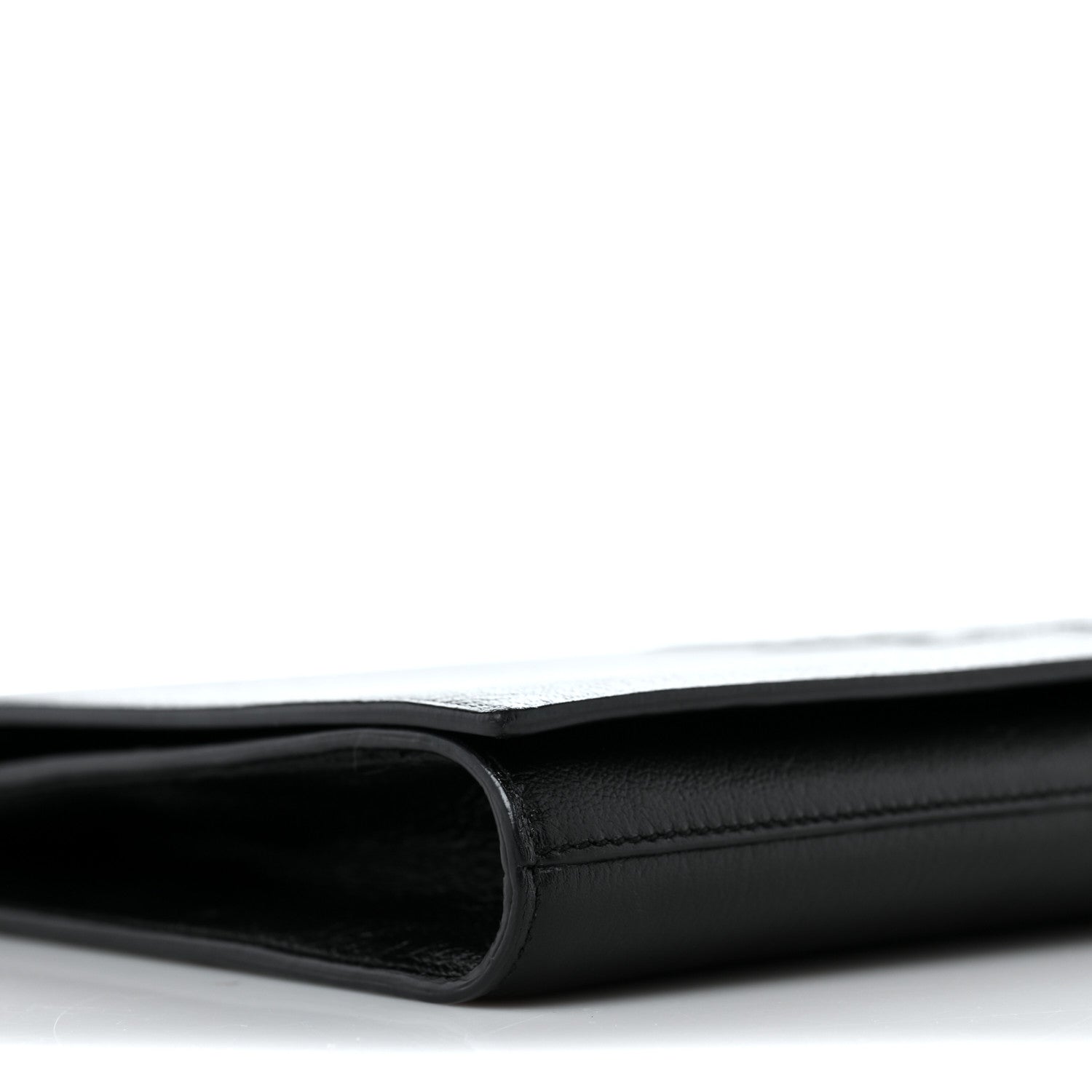 Saint Laurent Calfskin Monogram Large Belle De Jour Clutch Black 7 of 8