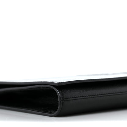 Saint Laurent Calfskin Monogram Large Belle De Jour Clutch Black 7 of 8