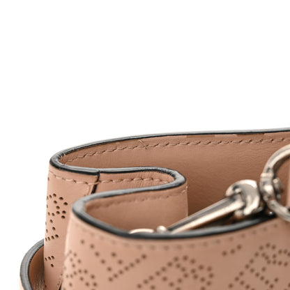 Burberry Calfskin Perforated Medium Banner Tote Pale Fawn Pink 15 of 18