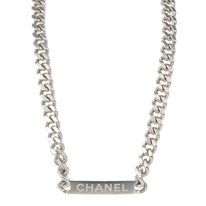 Chanel CC Chain Link Necklace Silver 1 of 4